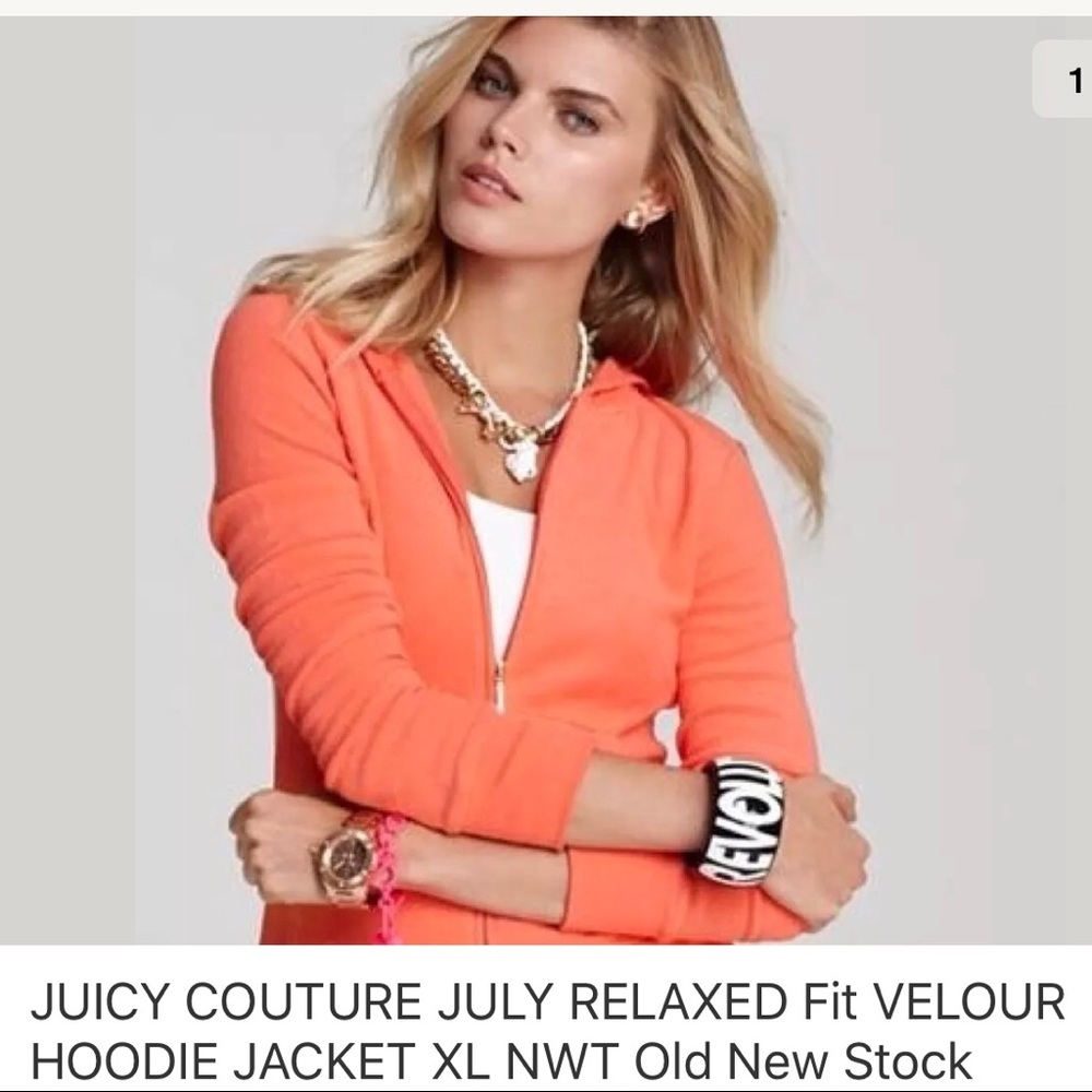 Juicy Couture Relaxed Fit Jacket/Hoodie Size XL